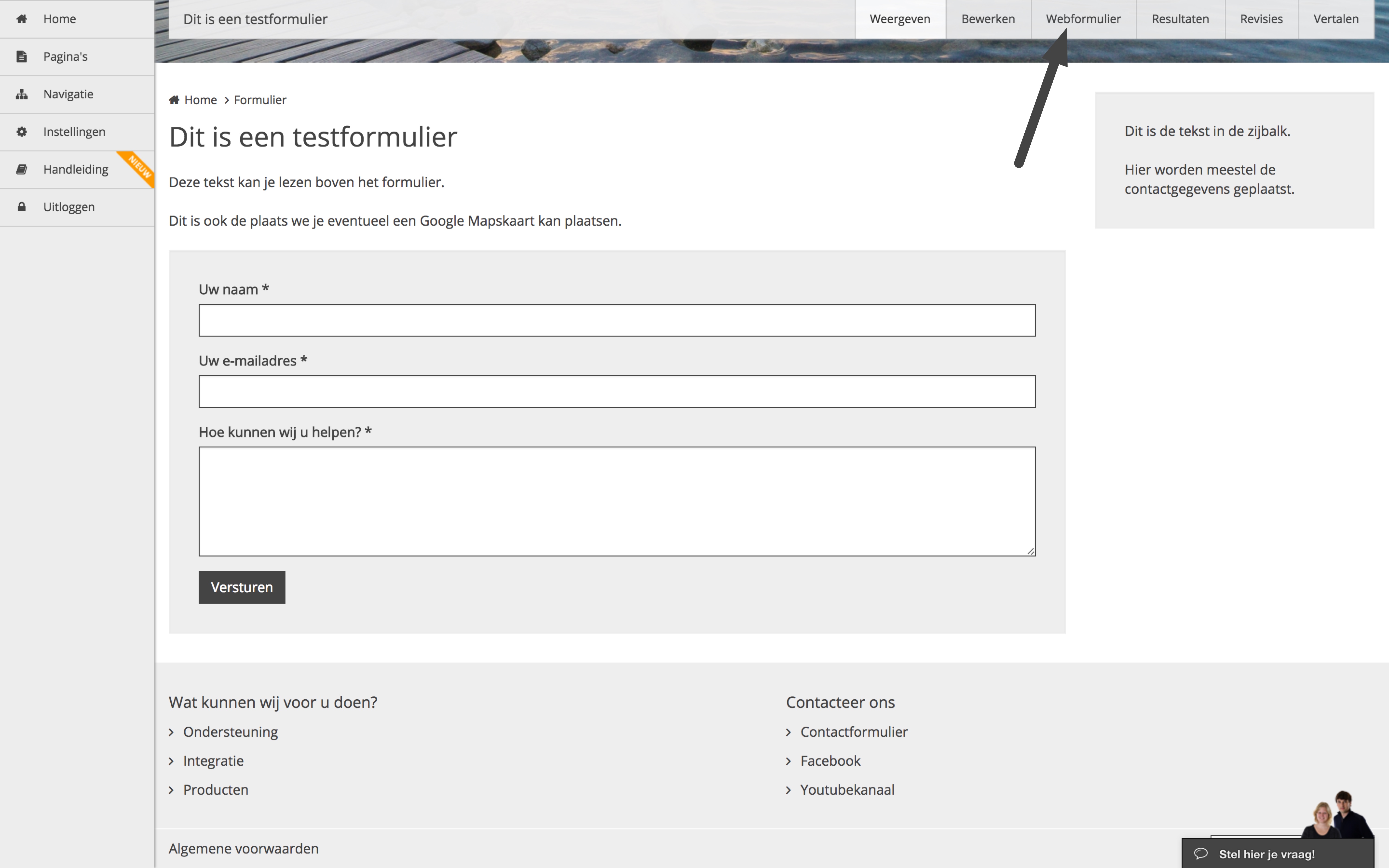 Antwoorden op een inzending | Handleiding
