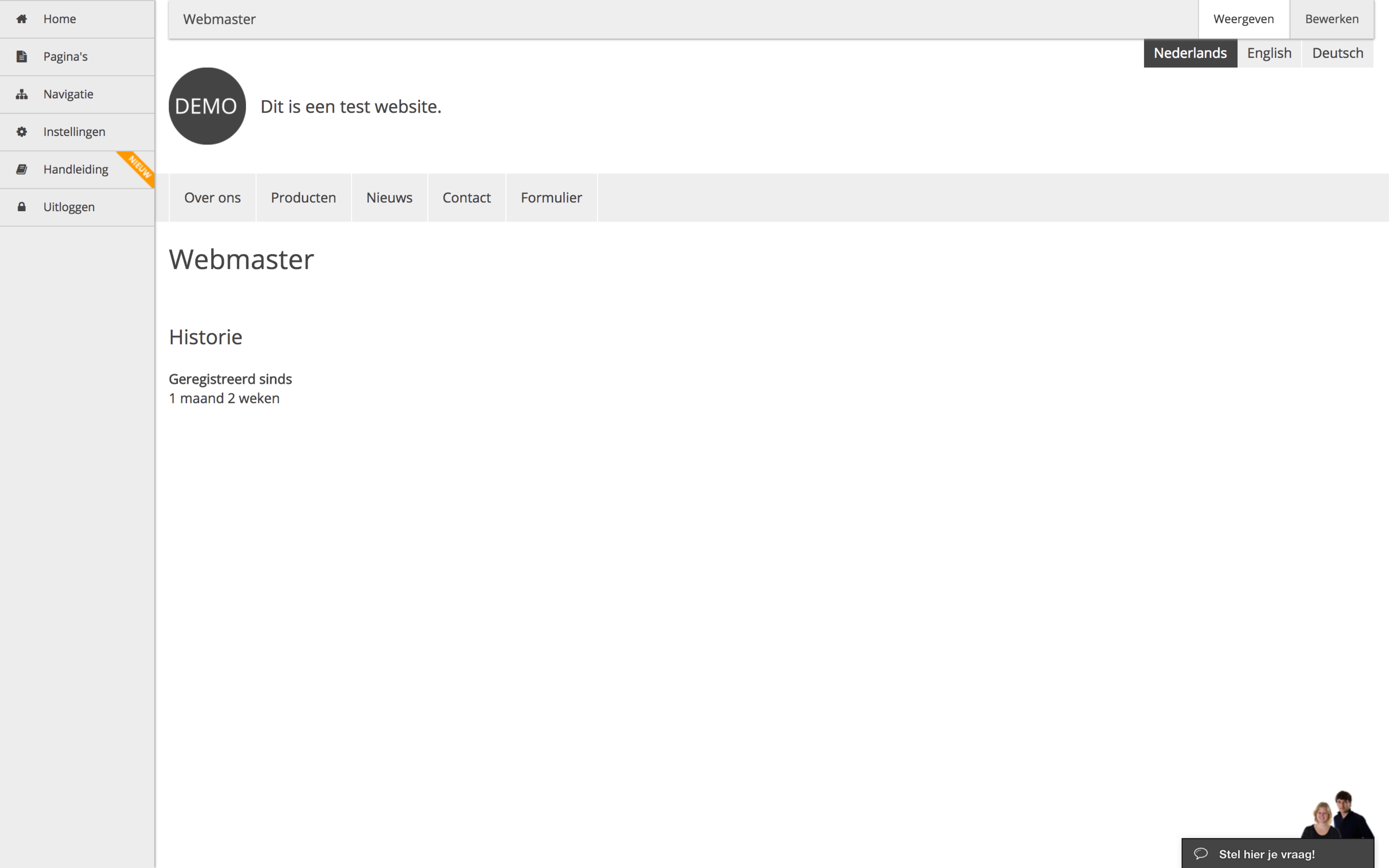 DE FOUTMELDING ONJUIST WACHTWOORD visual data 5