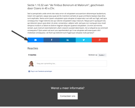 Klik op het icoontje 'E-mail'.