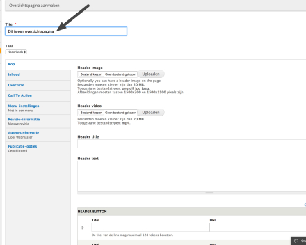 Voeg een titel toe voor je pagina. Dit is een verplicht veld.